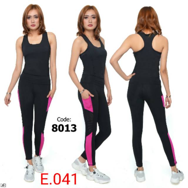 E.041. Setelan sport 8013 import. 110rb. Allsize fit XL.