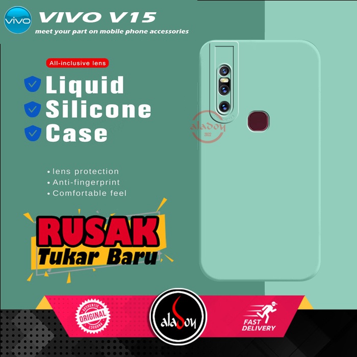 Soft Case Vivo V15 Case Liquid Silicone Pro Camera Premium Casing