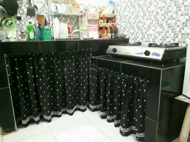 GORDEN MEJA KOMPOR/GORDEN DAPUR/GORDEN BAWAH KOMPOR FREE KAWAT