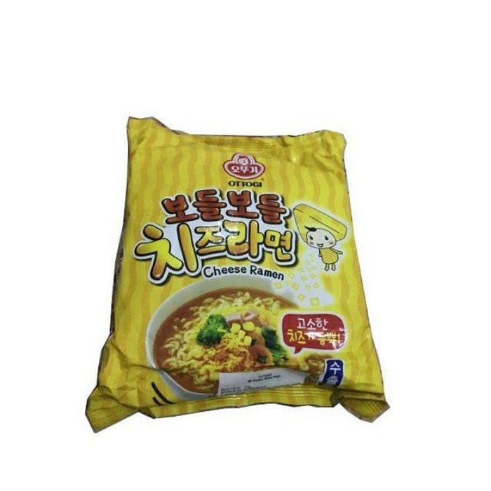 

Ottogi cheese ramen 111gr, mie Korea rasa keju, (non halal)