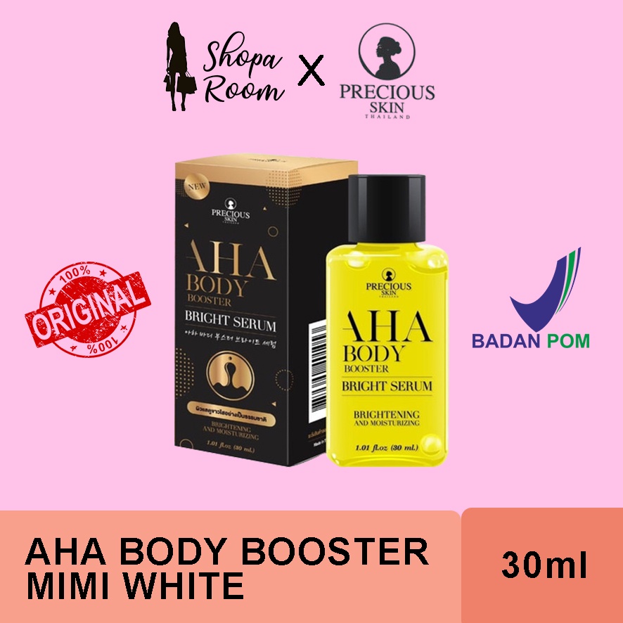 BPOM - 30 mL Precious Skin AHA Body Booster Bright Serum / MIMI Brightening dan Whitening / Serum Pe
