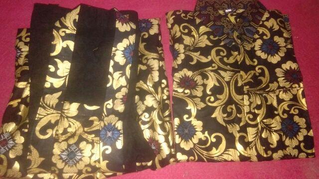 Batik Couple Kanaya Etnic Seroja Klok Kekinian Murah Wanita Tanah Abang Pakaian Kerja Setelan Batik