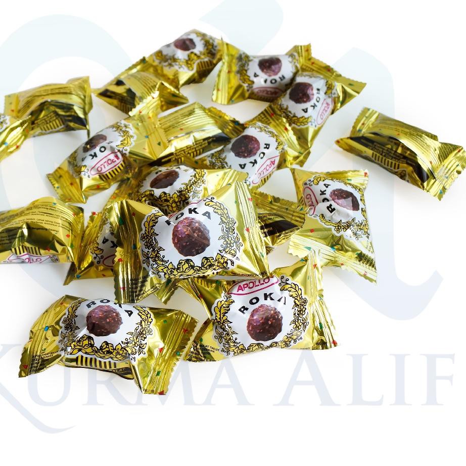 

★★★ MAE Roka Apollo Wafer Ball Coklat Isi 80 Pcs Original ❀ ♀