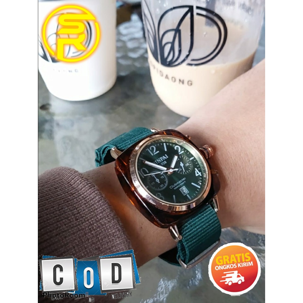 COD - JAM TANGAN KOREA PRIA &amp; WANITA MEWAH CASUAL ELEGANT KEKINIAN (TANGGAL AKTIF)