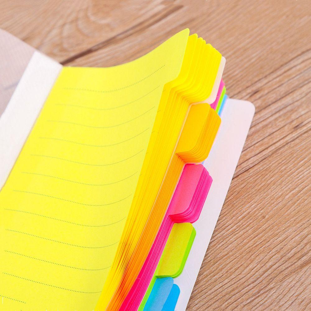 Lanfy Sticky Notes Perlengkapan Kantor Sekolah Notepad Stabilo Strip Penjadwal Kertas Self Adhesive Bendera Index Tab