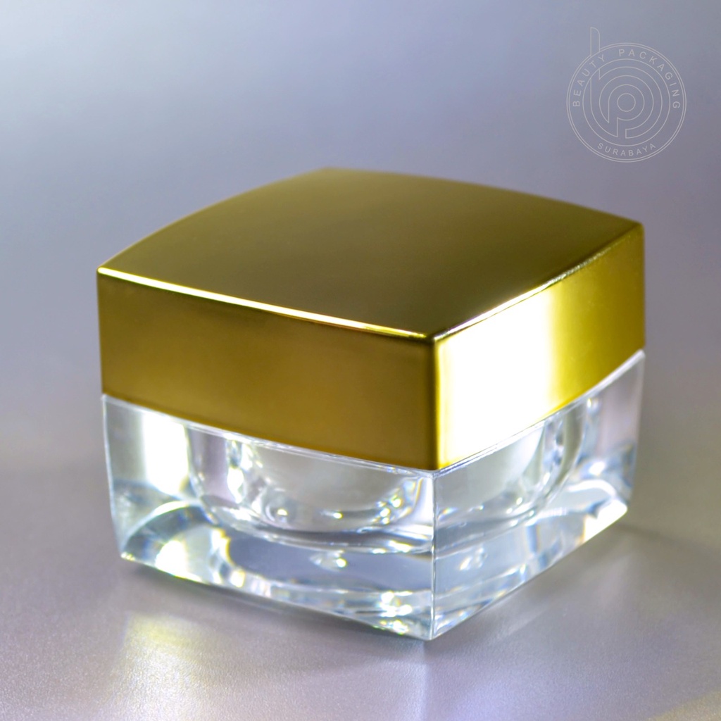 Pot Cream Acrylic 10gr Square