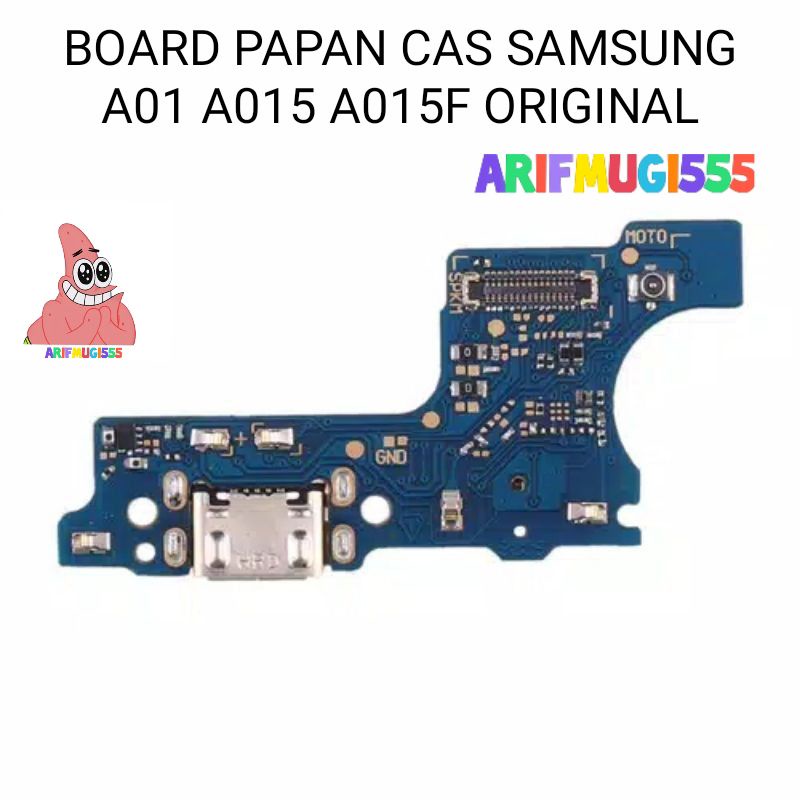 Flexible Board Papan Cas Konektor Conektor Charger Samsung A01 A015 A015F Original