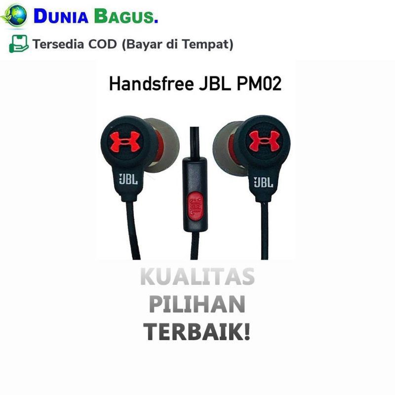 Headset Handsfree JBL PM-02 WarWars Stereo Hi-Res Super Bass With Microphone