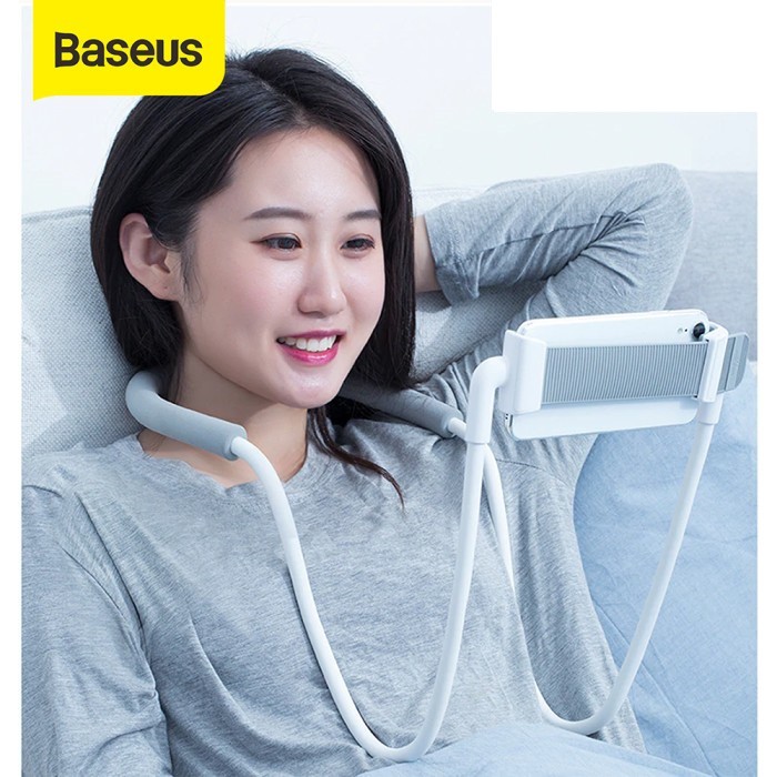 Baseus Lazypod Leher Holder HP Lazy Pod Hanging Neck Cell Stand Tripod