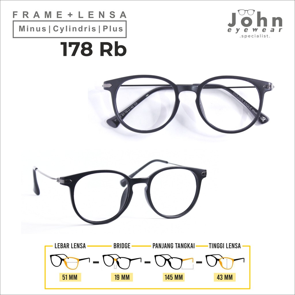 Paket kacamata berkualitas P2002