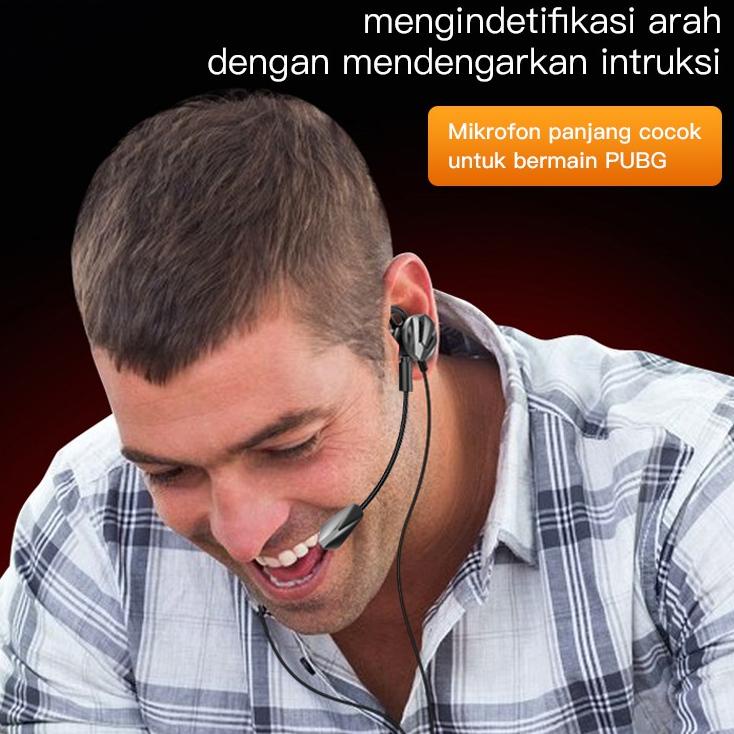 TACOO headset gaming ta-03 hitam Headset/Earphone In Ear Gaming with Microphone hitamDengan mikrofon