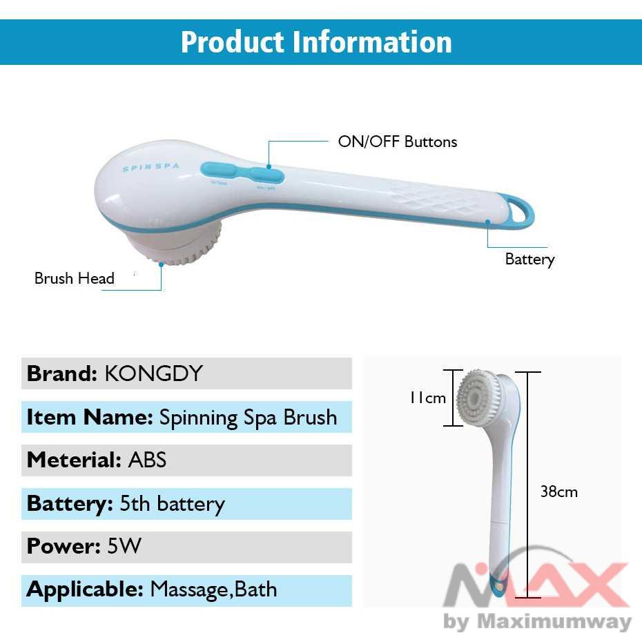 Sikat Mandi Elektrik Membersihkan dengan kelembutan 5 in 1 Electric Shower Bath Scrub spon mandi elektrik sabun New 5 In 1 Electric Bath Brush Handheld Household Waterproof Rechargeable Massage Body Brush Long Handle Back Rubbing Artifact