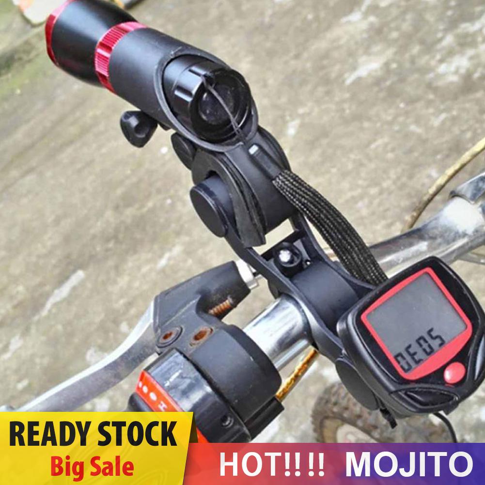 Bracket Dudukan Lampu Depan Dan Speedometer Untuk Setang Sepeda Mtb