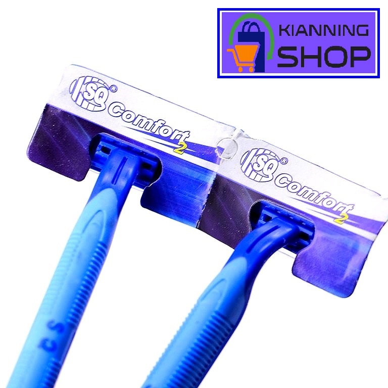 ALAT CUKUR KUMIS 2 MATA PISAU KEROKAN JENGGOT RAMBUT GILLETTE GILETE GARANSI TAJAM