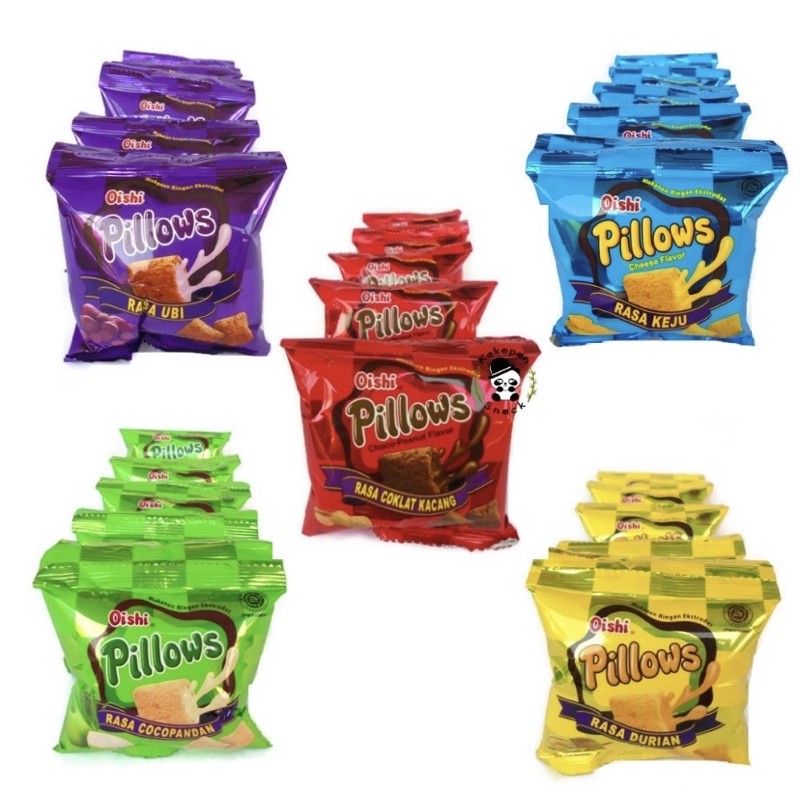 

Oishi Pillow Snack renceng isi 10 pcs