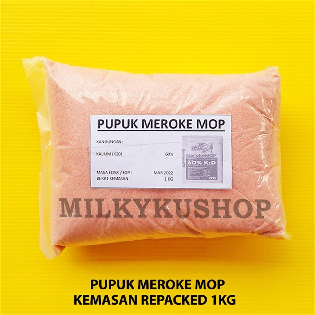 PUPUK MEROKE MOP 1 KG KEMASAN REPACK KCL MEROKEMOP