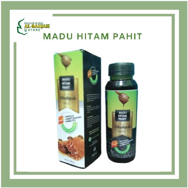 

Madu Hitam Pahit Plus Propolis Original 340ml - Albahjah Madu Hitam Pahit