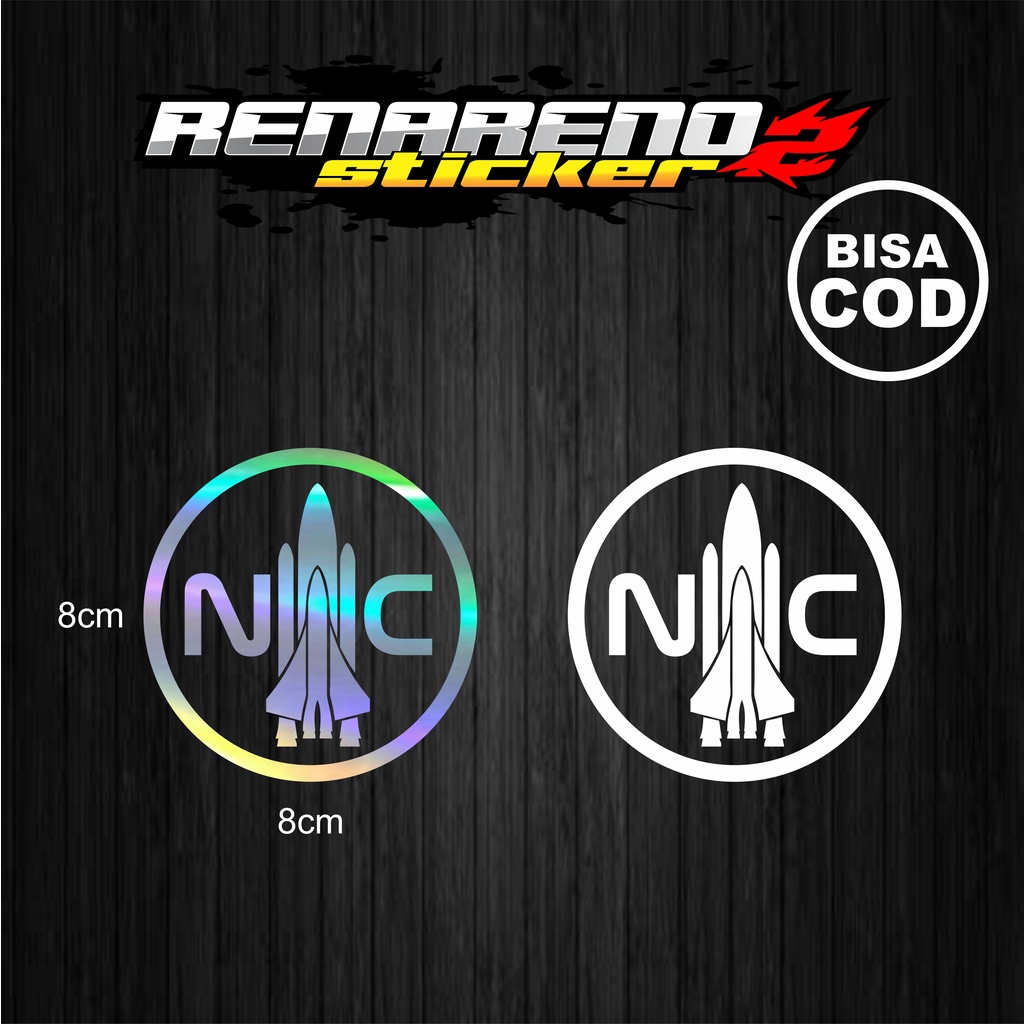 STICKER MATIC NASA LOGO NASA LOGO NC