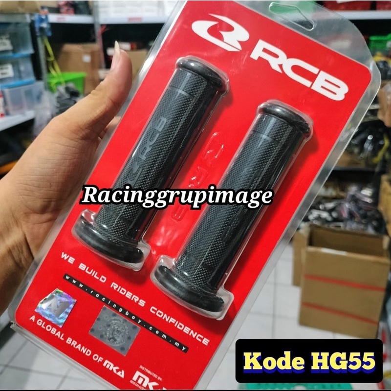 Handgrip Handfat Grip  RCB Original  HG55 Bulu Racing Boy Malaysia Original Aerox Nmax Pcx Beat Vario