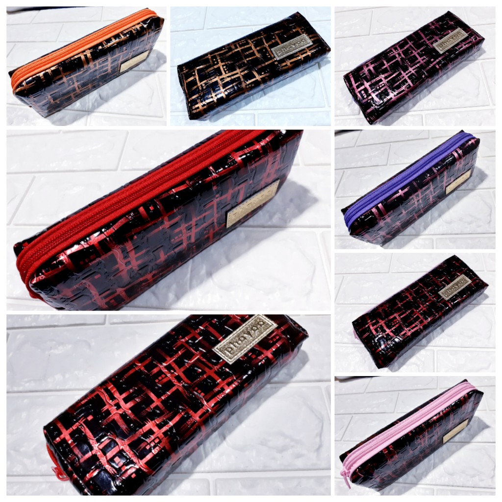 

ROYALE STATIONARY - KOTAK PENSIL PHAYOO ST229A MOTIF ABSTRAK / POUCH / TEMPAT PENSIL. MURAH