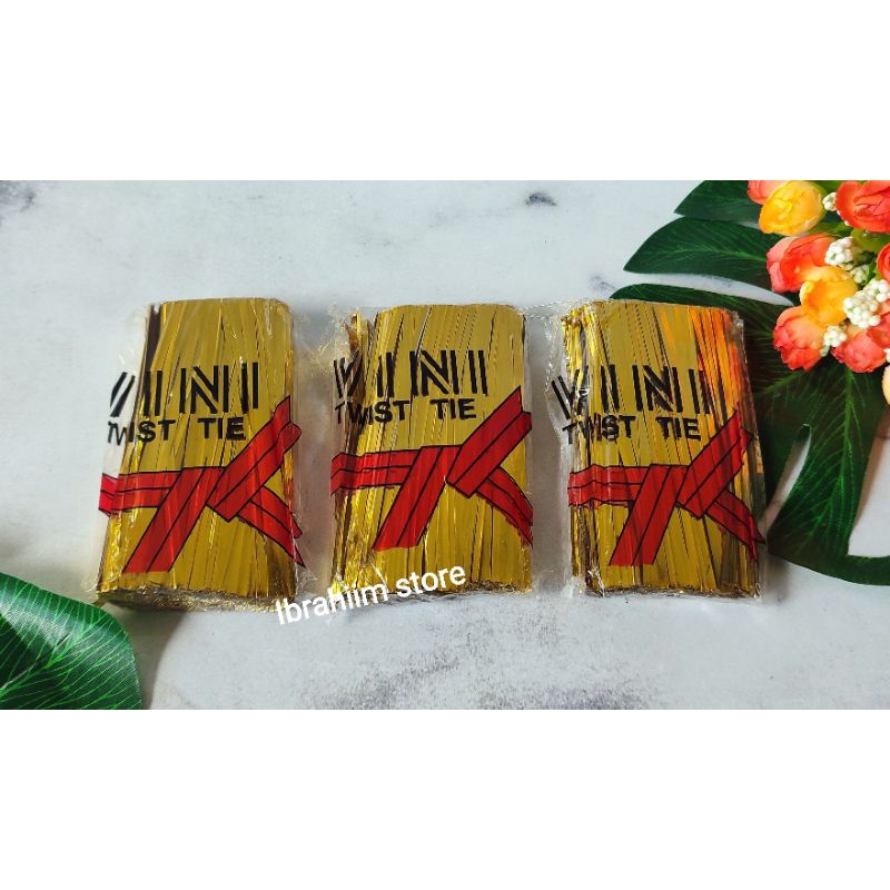 ISI KURLEB 600 PCS TERMURAH TALI KAWAT SOUVENIR PANJANG 10 CM / TALI SOUVENIR KAWAT SOUVENIR