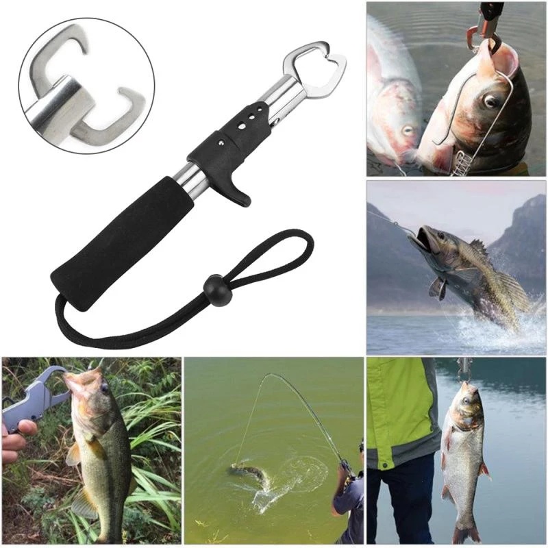 High Quality Stainless Steel Durable Fish Clip /Multi-functional Fish Lip Grip/Fish Control  Fish Pliers Fish Catcher/Fishing Gear Outdoor Supplies