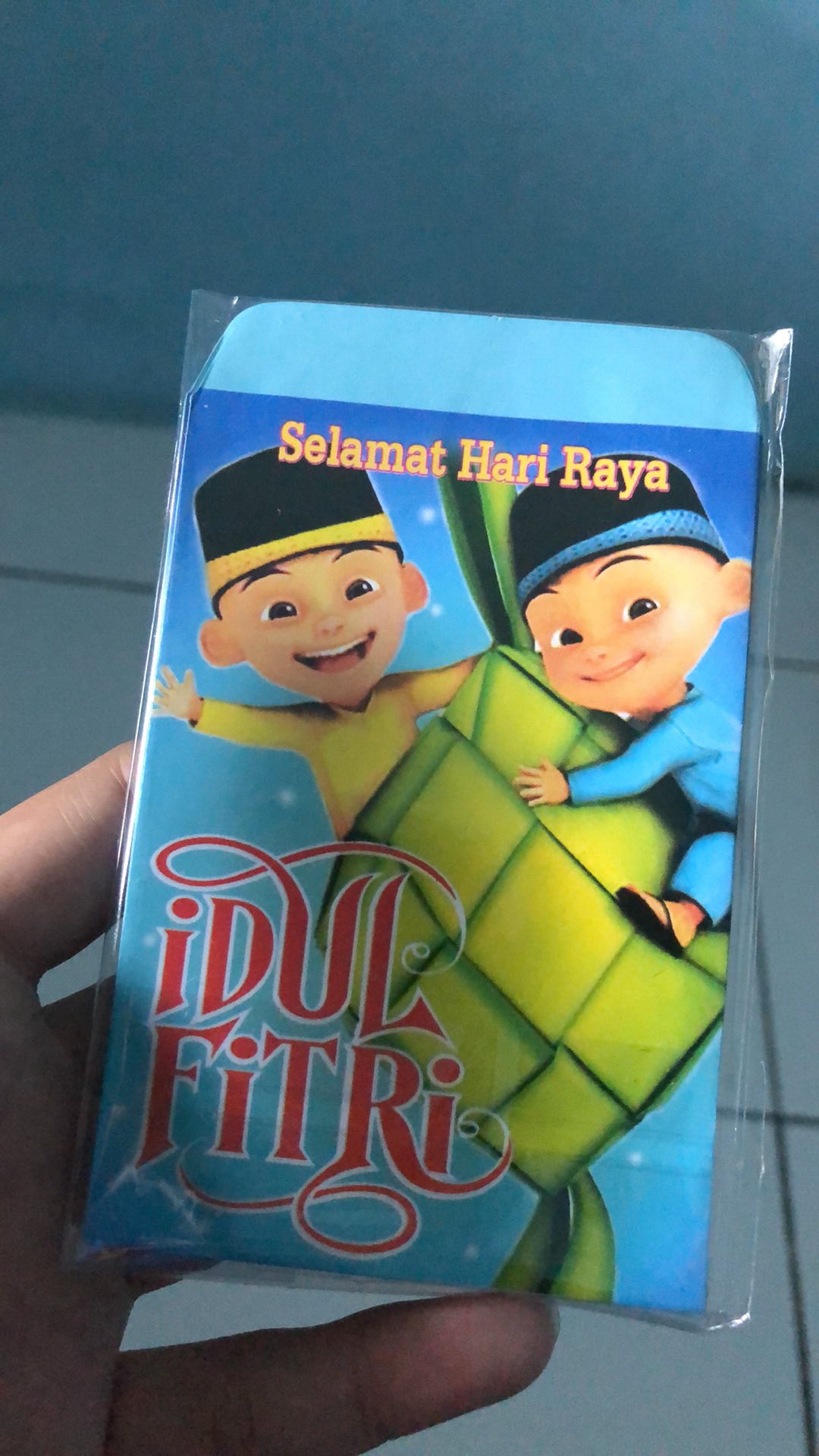 Amplop Angpao Lebaran Selamat Hari Raya Idul Fitri Ramadhan Anak Lucu Kecil Karakter Upin Ipin