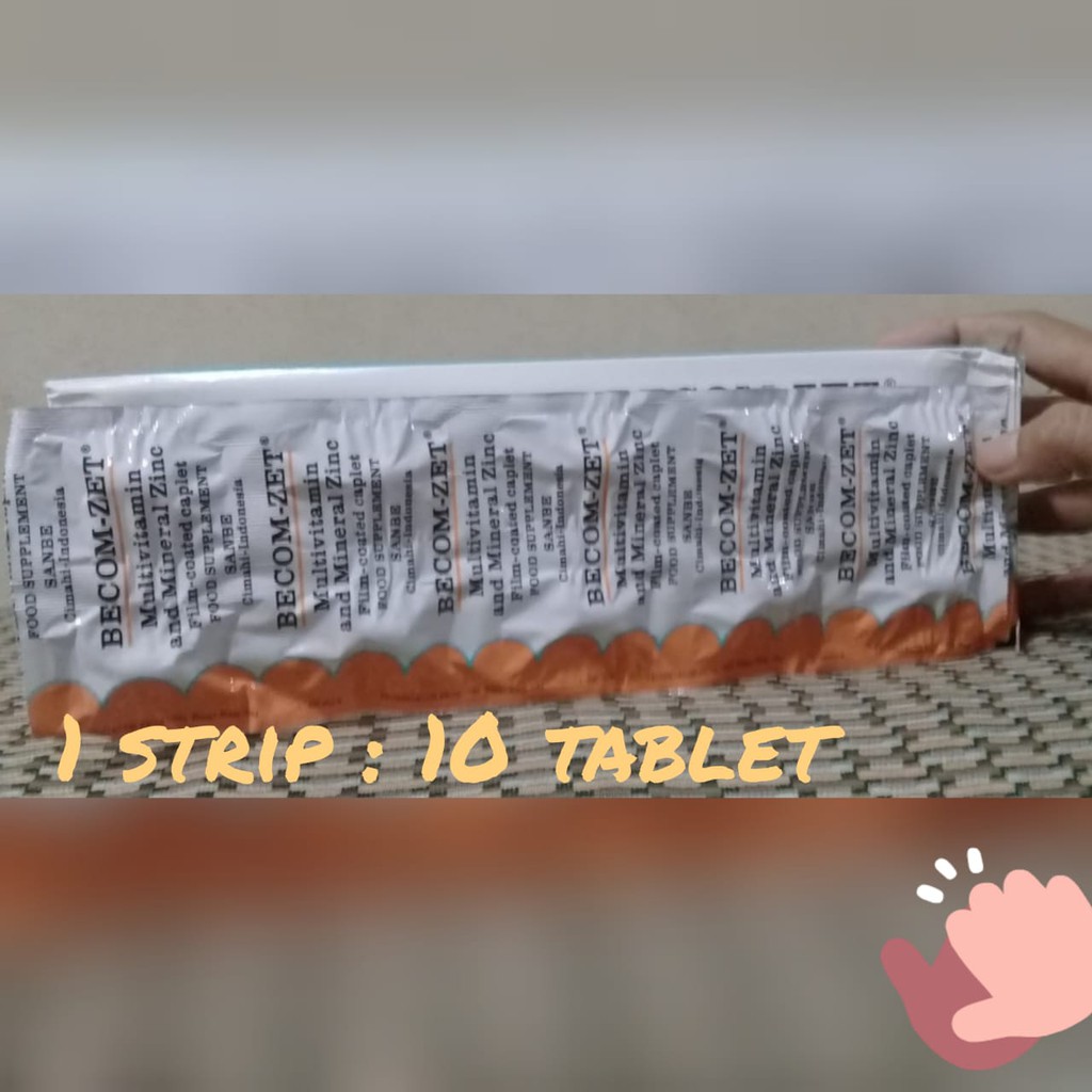 BECOM-ZET Multivitamin dan Zinc