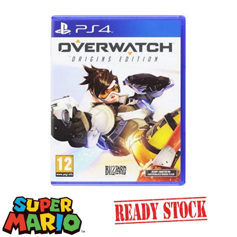 KASET PS4 PLAYSTATION 4 ORIGINAL OVERWATCH BEKAS