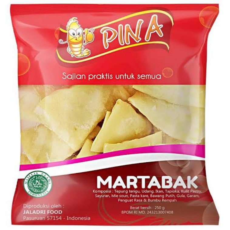 

Pina Martabak Seafood 250gr