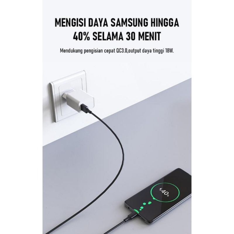 Charger Robot RT-F1 Quick Charger 3A 18W (Tanpa Kabel)