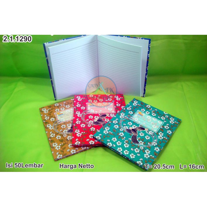 

Buku Tulis Hardcover Ukuran Kwarto isi 50 lbr Vision Murah