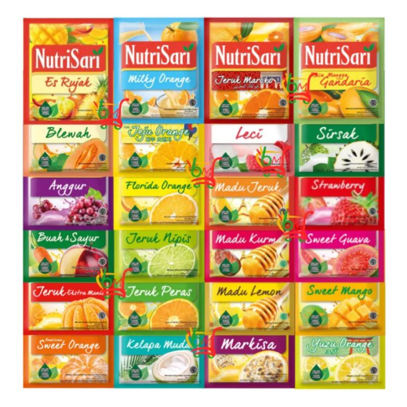 

NUTRISARI all varian (10 pcs)