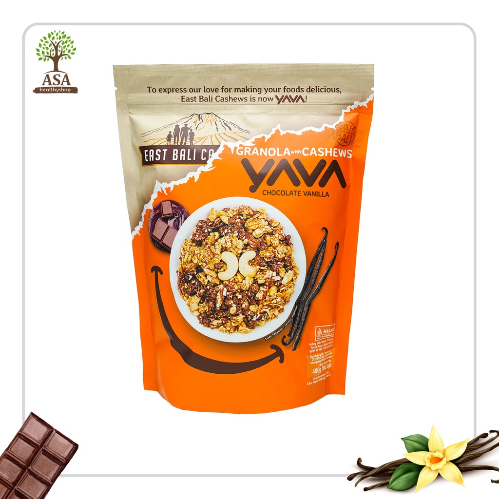 East Bali Cashews Granola Chocolate Vanilla