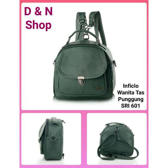 Tas Ransel Wanita - SRI 601 Berkualitas Inficlo Asli Buatan Cibaduyut Bandung Promo Diskon Murah