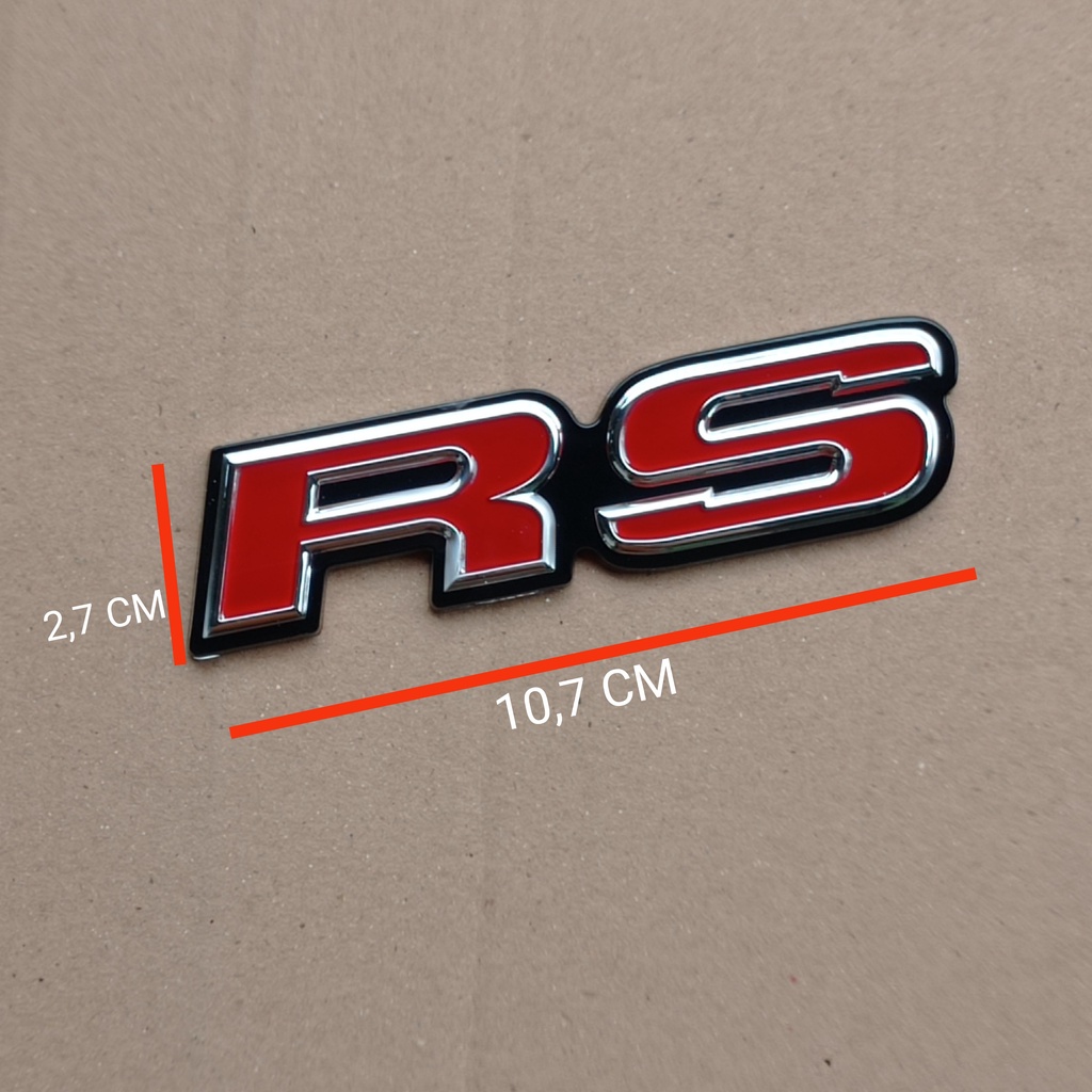 Logo Emblem Mobil Honda RS Model Ori