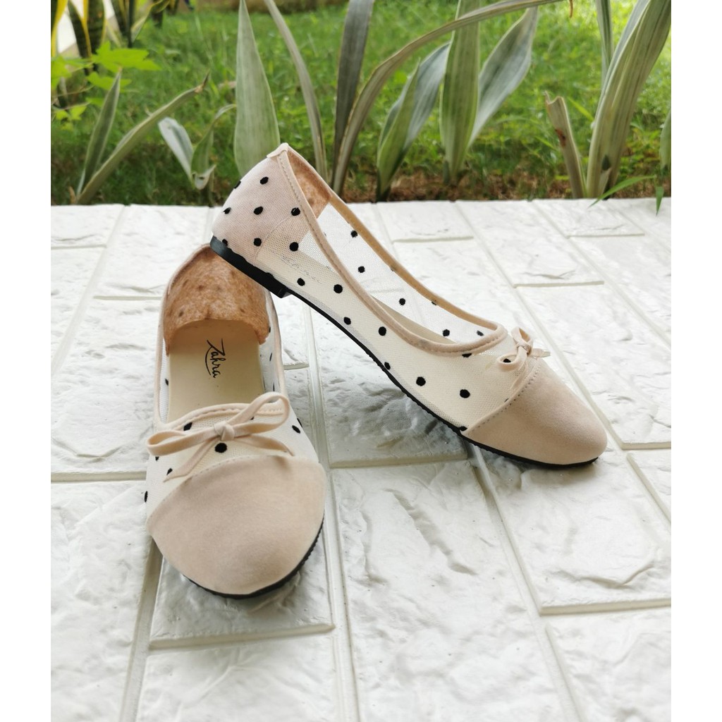 Arlaine- FLOW sepatu flat shoes wanita / sepatu brukat / sepatu flat / flatshoes pita