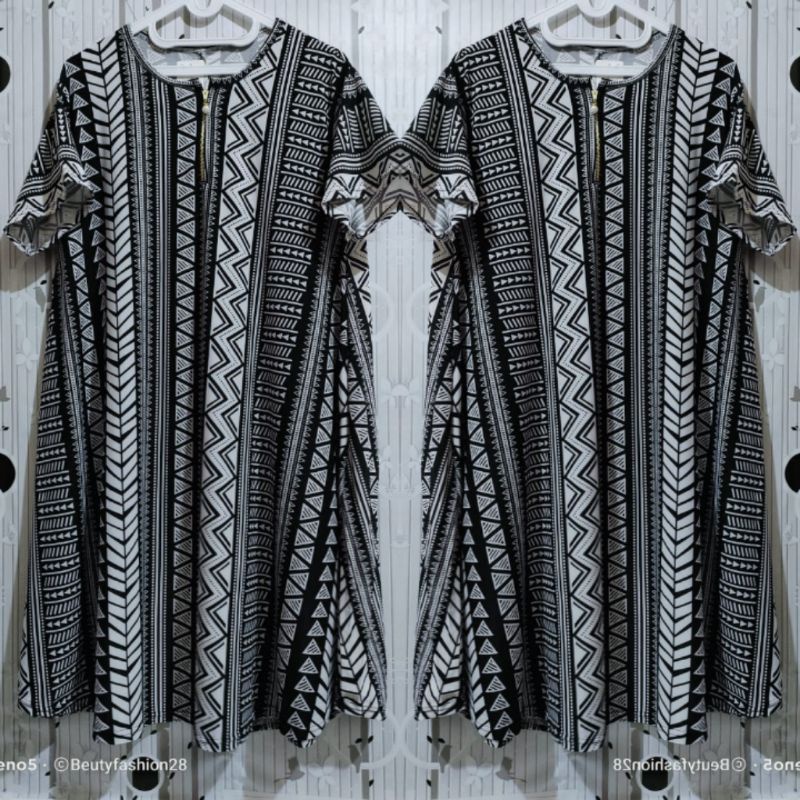 DASTER ARUMI SUPER JUMBO MAT JERSEY KOREA/DRESS WANITA DEWASA