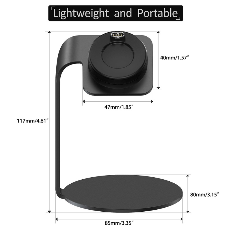 Cre Charging Dock Smartwatch Ringan Untuk Garmin