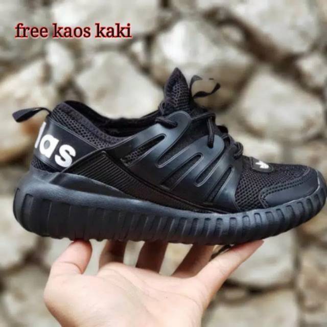 Sepatu Anak Adidas Size 31_35 Keren Merah  Biru Hitam Cewek Cowok Perempuan Laki Sekolah TK SD