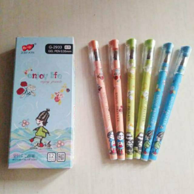 

Pulpen Gel Lovein / Pulpen Zhi Xin / Pen Gel/ Bolpoin Fancy / Pulpen Motif Karakter / Fancy