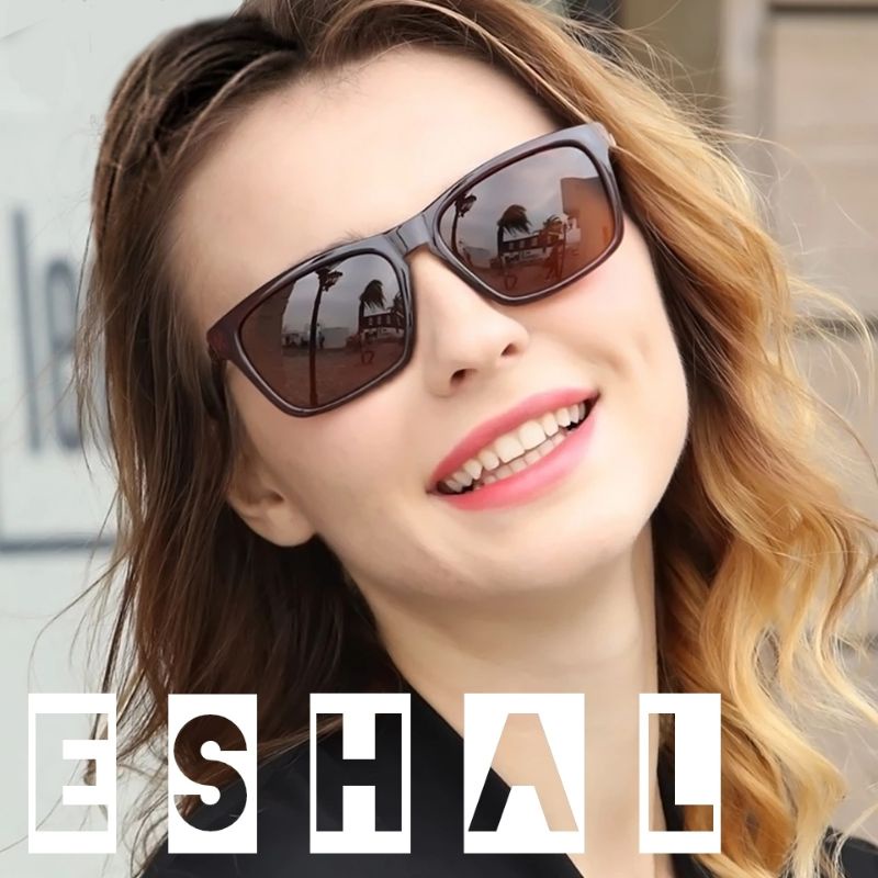 [COD] Kacamata Hitam cokelat gaya dewasa unisex Rb Space Kaca