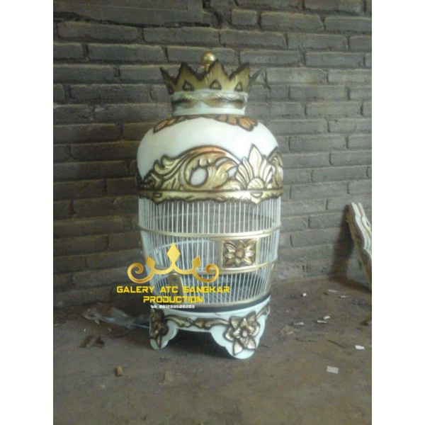 sangkar perkutut jati ukir