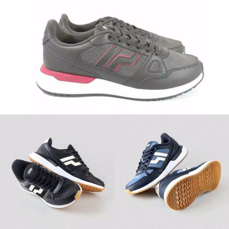 ORIGINAL Piero Rusher Black - navy raven cream sepatu sneaker lifestyle sneakers