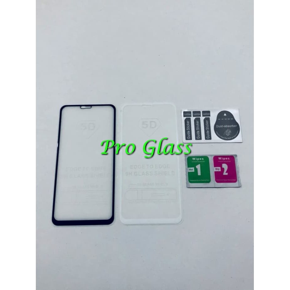 VIVO V9 3D 4D 5D Full Cover Premium Tempered Glass Metal Packaging