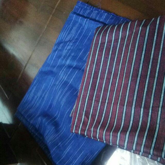 Kain Lurik Klasik Motif Telupat Merah Putih ATBM (Alat