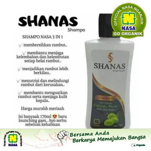 SAMPO KHUSUS PENGHILANG KUTU RAMBUT/NASA 120ML