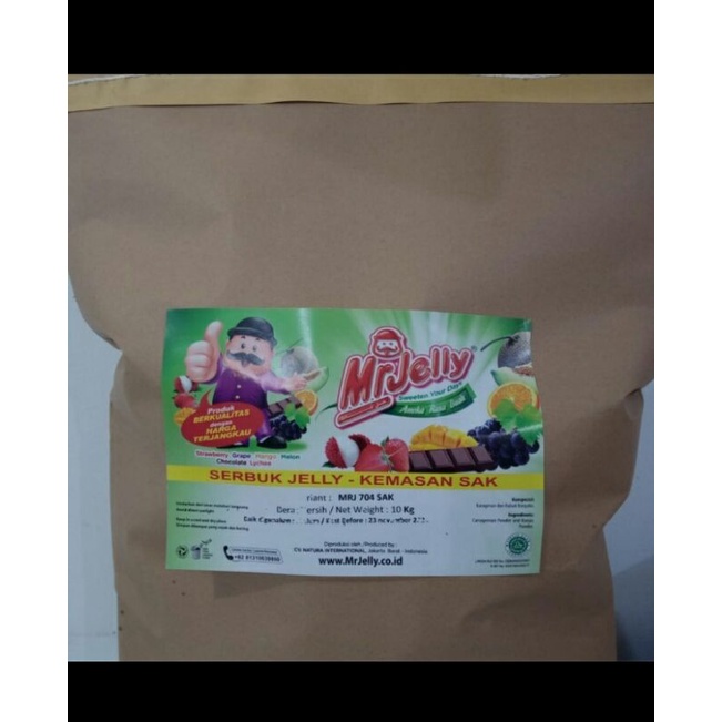 

MRJ Jelly Serbuk 704 harga per 10 Kg zak