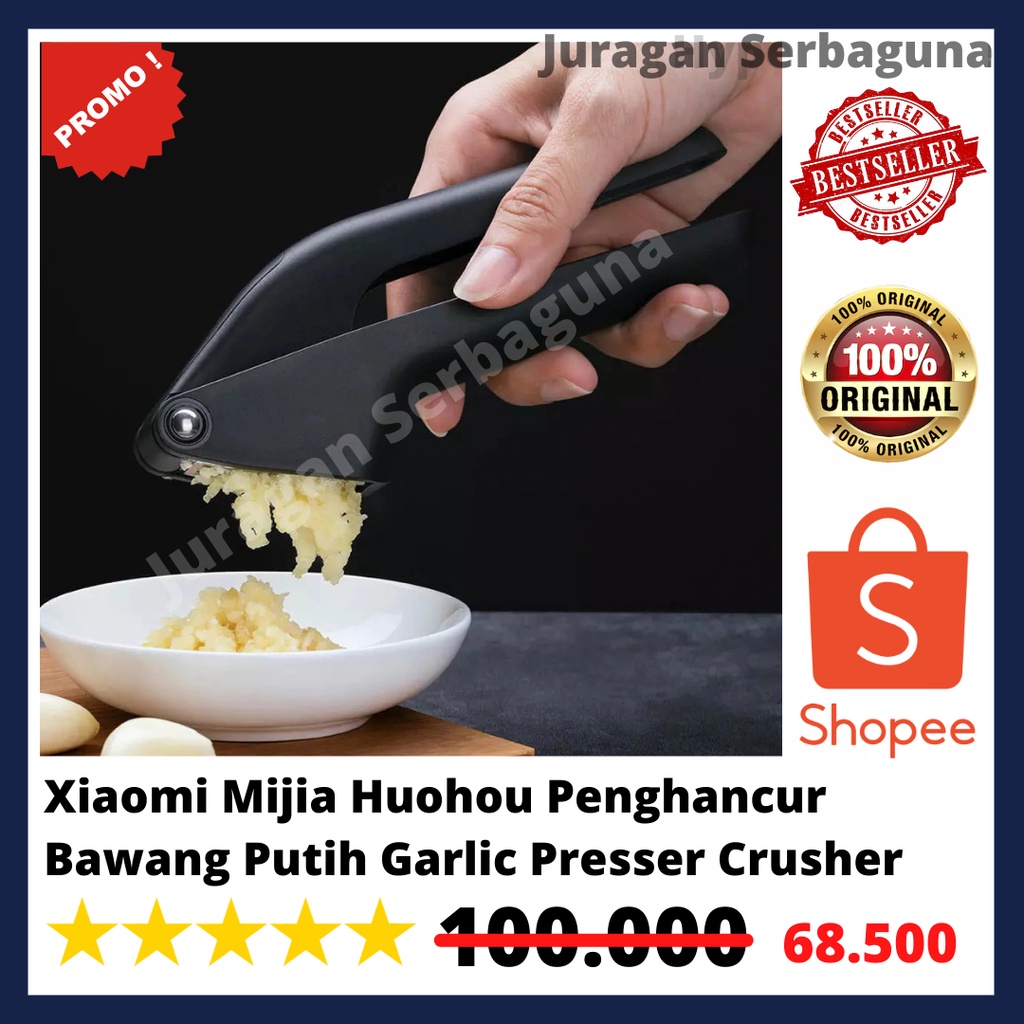 Xiaomi Mijia Huohou Penghancur Bawang Putih Garlic Presser Crusher