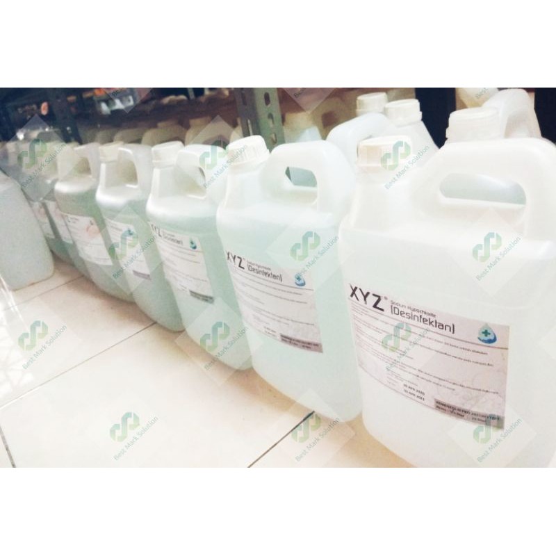PEMBASMI CORONA VIRUS KUMAN Desinfektan Cair XYZ 5 Lt- Cairan XYZ